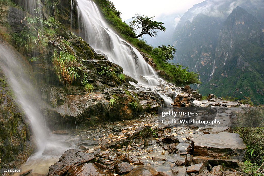 Tiger Leaping Gorge Waterfalls