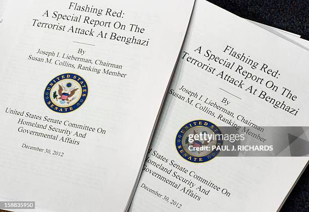 Copies for distribution of the US Senate Committee on Homeland Security and Governmental Affairs report, " Flashing Red: A Special Report On The...