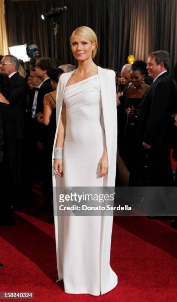 Actress Gwyneth Paltrow arrives at the 84th Annual Academy Awards held at Hollywood & Highland Centre on February 26, 2012 in Hollywood, California.