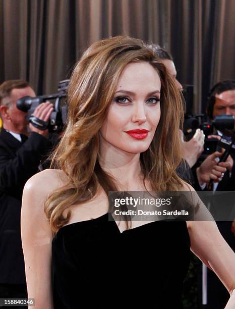 Actress Angelina Jolie arrives at the 84th Annual Academy Awards held at Hollywood & Highland Centre on February 26, 2012 in Hollywood, California.