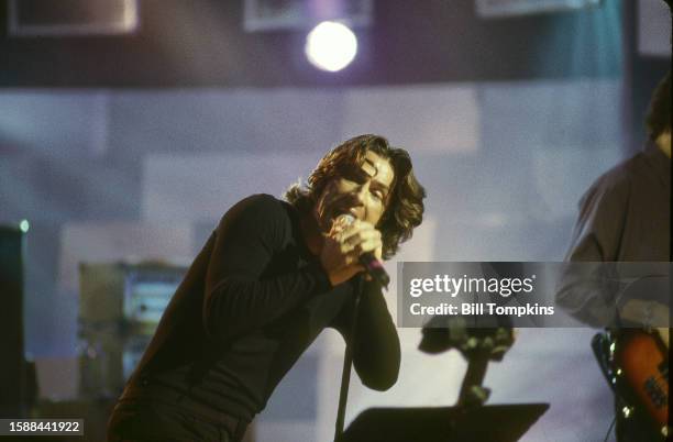 Miami, FL - June 12 Ed Roland of rock band Collective Soul performs on June 12th, 1998 in Miami.