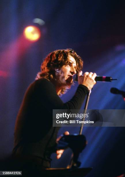 Miami, FL - June 12 Ed Roland of rock band Collective Soul performs on June 12th, 1998 in Miami.