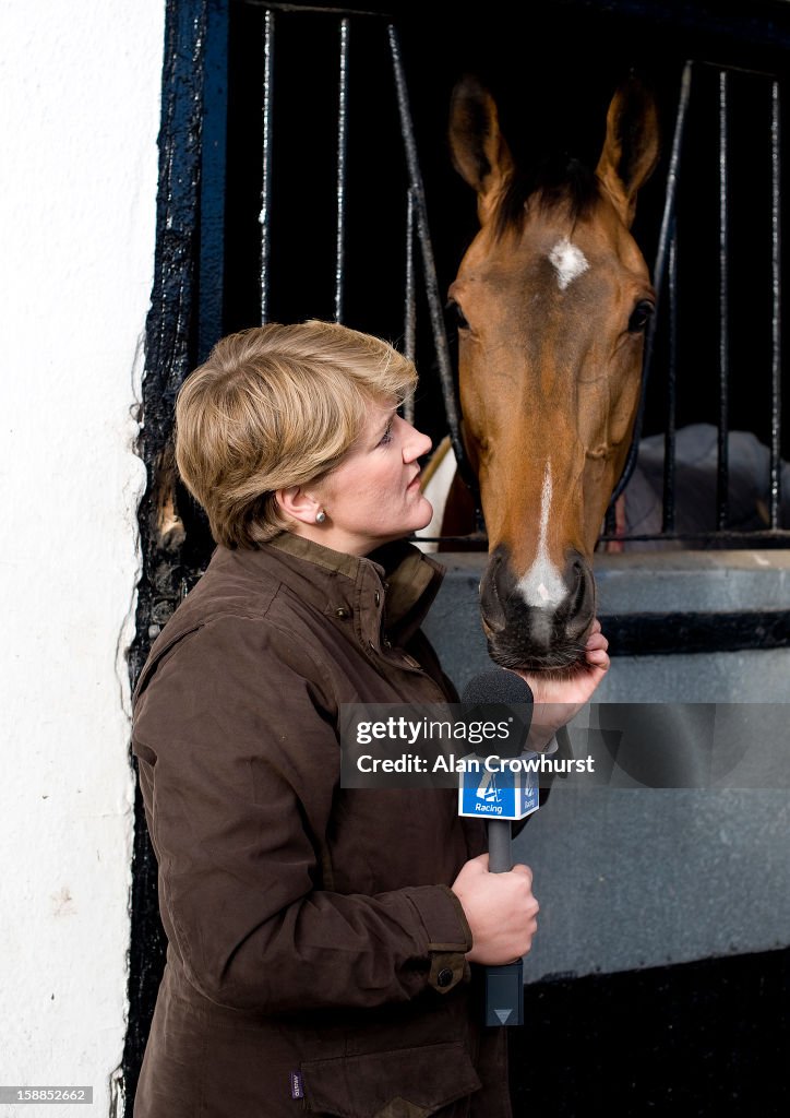 Channel 4 Racing at Nicky Henderson Stables