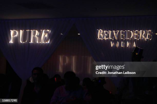 General view of atmosphere at New Year's Eve At PURE Nightclub on December 31, 2012 in Las Vegas, Nevada.