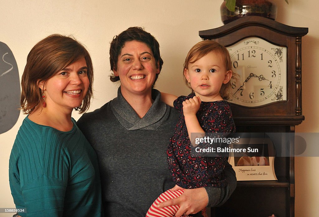 Gay couples wed in Maryland
Katie and Sharon Cleary Dongarra plan on becoming legally wed just after midnight on Tuesday.  The couple, wh