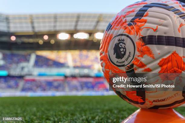 Nike Premier League Flight Soccer Ball during pre-season friendly game between Brighton & Hove Albion and Newcastle United at Red Bull Arena on July...