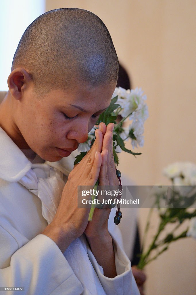 Mourners Pay Their Respects At The Funerals Of Three Thai Buddhist Monks Killed On Christmas Eve