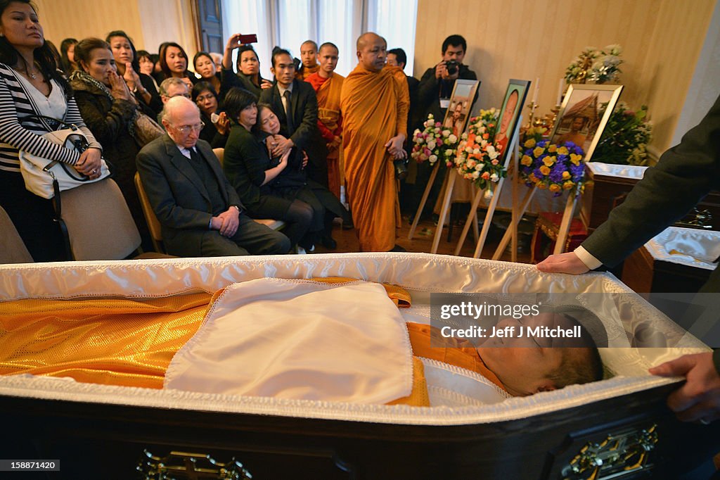 Mourners Pay Their Respects At The Funerals Of Three Thai Buddhist Monks Killed On Christmas Eve