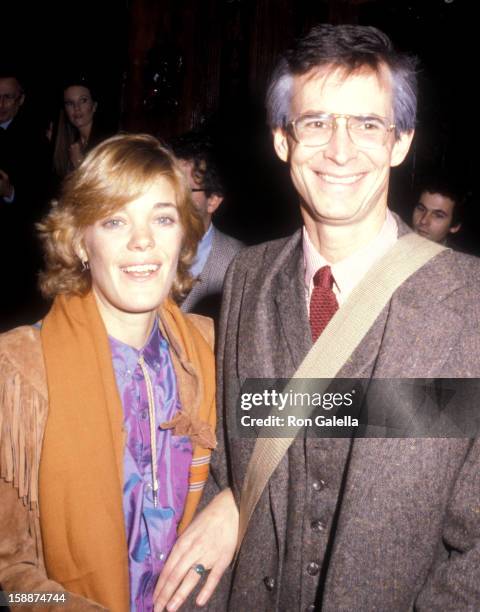 Actor Anthony Perkins and wife Berry Berenson attend the "Romantic Comedy" Opening Night Performance on November 8, 1979 at the Ethel Barrymore...