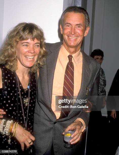 Actor Anthony Perkins and wife Berry Berenson attend the "Angel Art" Auction of Fine Art and Photography to Benefit Project Angel Food on May 20,...