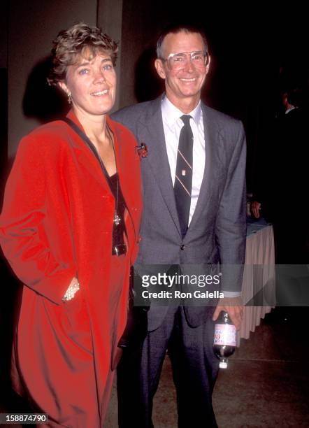 Actor Anthony Perkins and wife Berry Berenson attend The American Cinema Foundation's Annual Summer Gala Fundraiser on September 14, 1991 at Beverly...