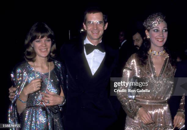 Actor Anthony Perkins, wife Berry Berenson and actress Marisa Berenson attend The Metropolian Museum of Art's Costume Institute Gala Exhibition of...