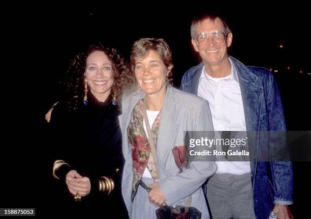 Actress Marisa Berenson, actor Anthony Perkins and wife Berry Berenson attend the Opening Night Exhibition of Bruce Weber's Photographs and Preview...