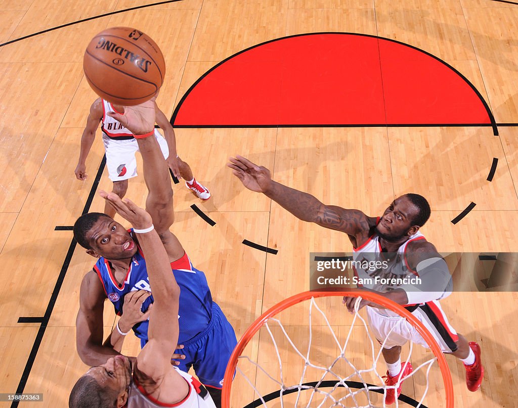 Philadelphia 76ers v Portland Trail Blazers