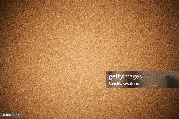 corkboard textura de fondo con spotlight - tablón de anuncios fotografías e imágenes de stock