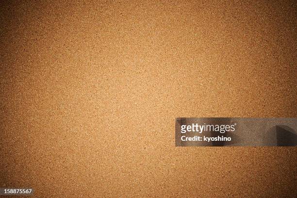 corkboard texture background with spotlight - reminder on pinboard stock pictures, royalty-free photos & images