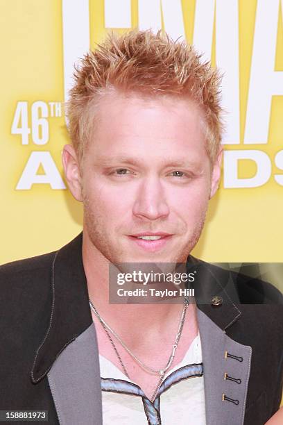 Nick Hoffman of The Farm attends the 46th annual CMA Awards at the Bridgestone Arena on November 1, 2012 in Nashville, Tennessee.