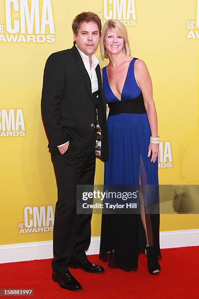 Steve Holy attends the 46th annual CMA Awards at the Bridgestone Arena on November 1, 2012 in Nashville, Tennessee.