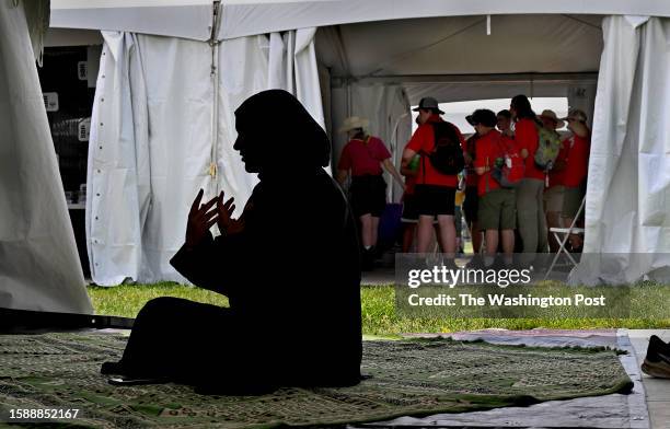 Humna Iqbal is a muslim girl from Reston, Virginia who took advantage of the fact that the jamboree was able to accommodate worship needs for several...