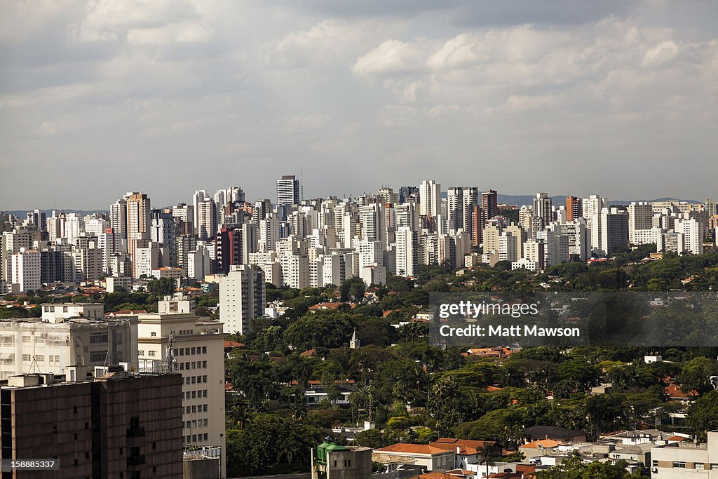São Paulo Cityscape Brazil.