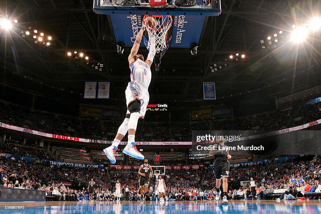 Brooklyn Nets v Oklahoma City Thunder