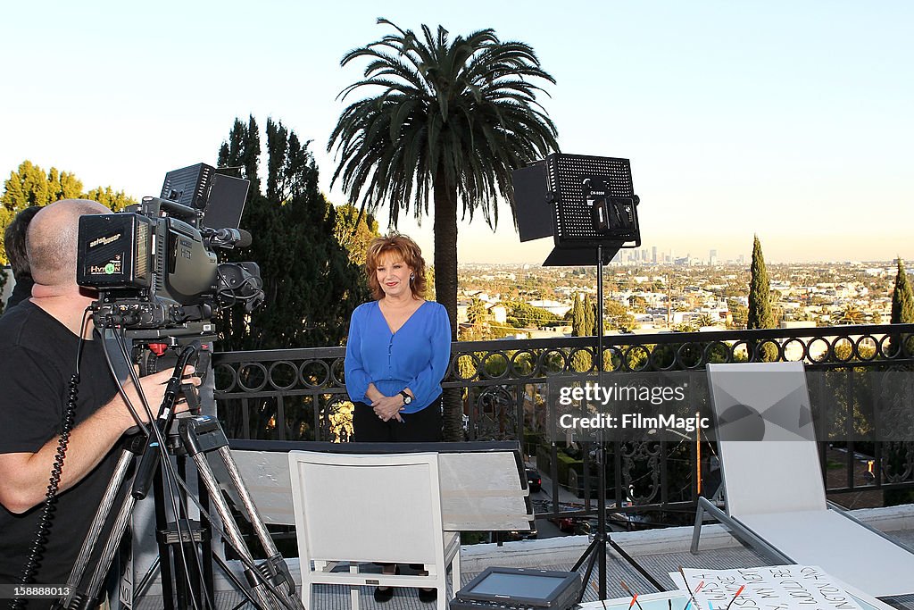 Joy Behar Set Photography For Current TV