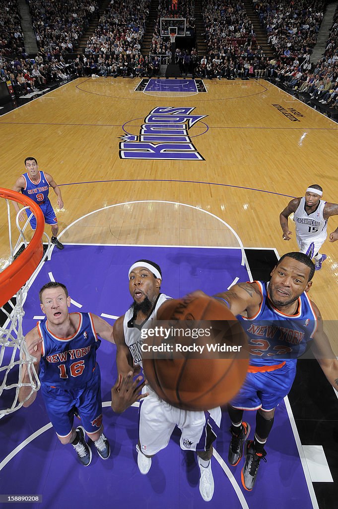 New York Knicks v Sacramento Kings