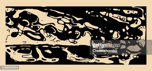 abstract expressionism coffee color drop liquid graffiti art pattern texture background - coffee splash stock illustrations