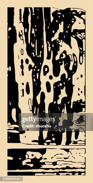 abstract expressionism coffee color drop liquid graffiti art pattern texture background - coffee splash stock illustrations