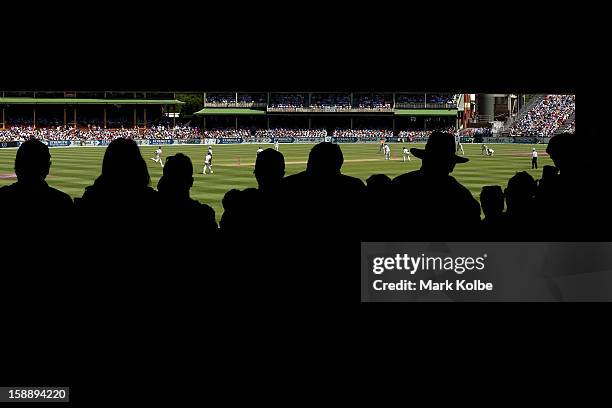 General view of the Sydney Cricket is seen during day one of the Third Test match between Australia and Sri Lanka at Sydney Cricket Ground on January...