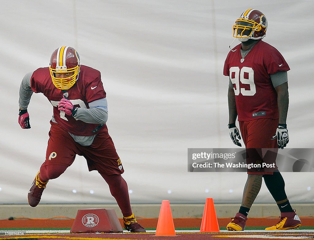 The Washington Redskins Practice