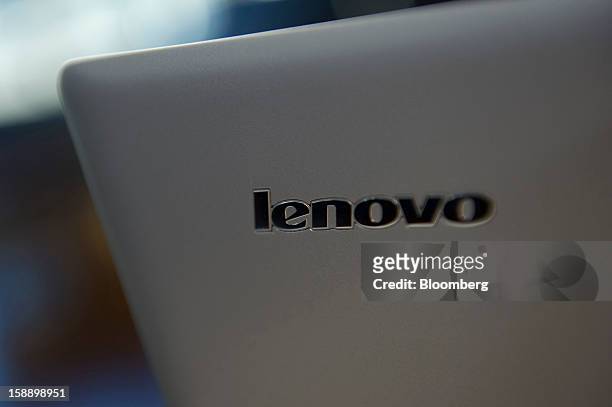 The Lenovo Group Ltd. IdeaPad Yoga is arranged for a photograph in San Francisco, California, U.S., on Thursday, Dec. 27, 2012. Lenovo’s IdeaPad Yoga...