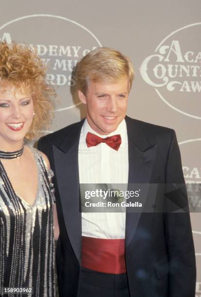 Shelly West and actor Jameson Parker attend 20th Annual Academy of Country Music Awards on May 6, 1986 at Knott's Berry Farm in Buena Park,...