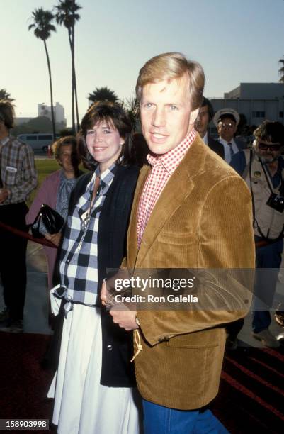 Actor Jameson Parker and wife Bonnie Parker attend 33rd Annual SHARE Boomtown Party on May 17, 1986 at the Santa Monica Civic Auditorium in Santa...