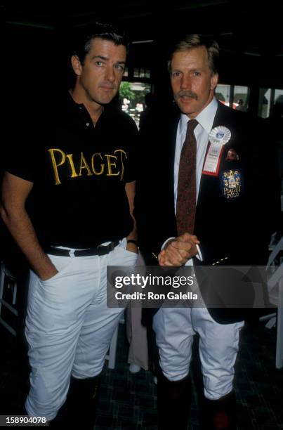 Actor Jameson Parker attends Ben JohnsonPro-Celebrity Rodeo on June 7, 1987 at the Los Angeles Equestrian Center in Los Angeles, California.