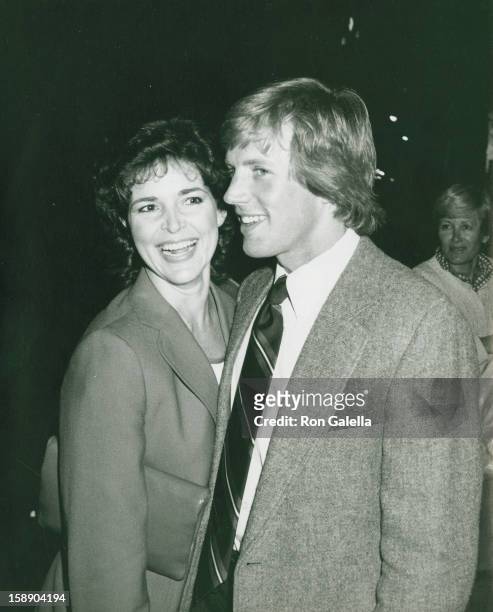 Actor Jameson Parker and wife Bonnie Parker attend the taping of "The Merv Griffin Show" on April 1, 1980 at TAV Studios in Los Angeles, California.
