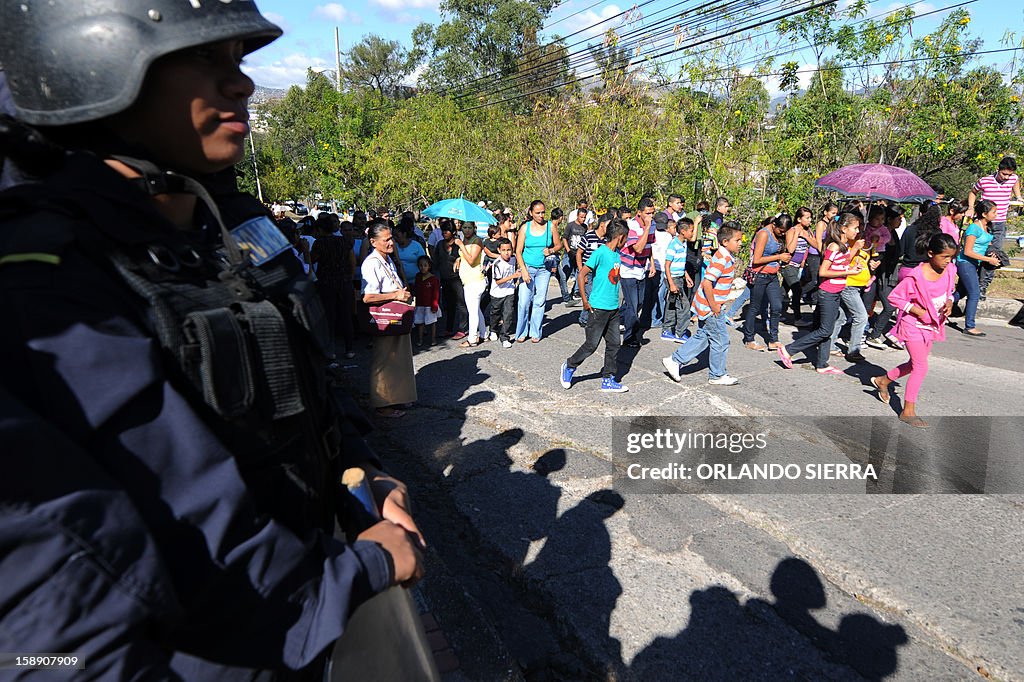 HONDURAS-JUSTICE-CRISIS-DEMO