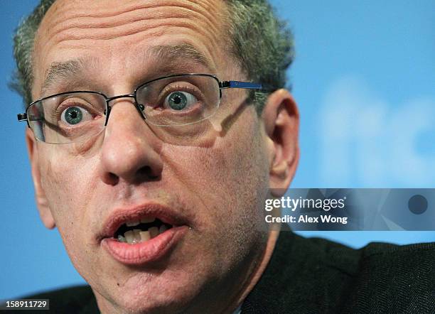 Federal Trade Commission Chairman Jon Leibowitz speaks during a news conference regarding the agency’s 21-month-long investigation on Google January...