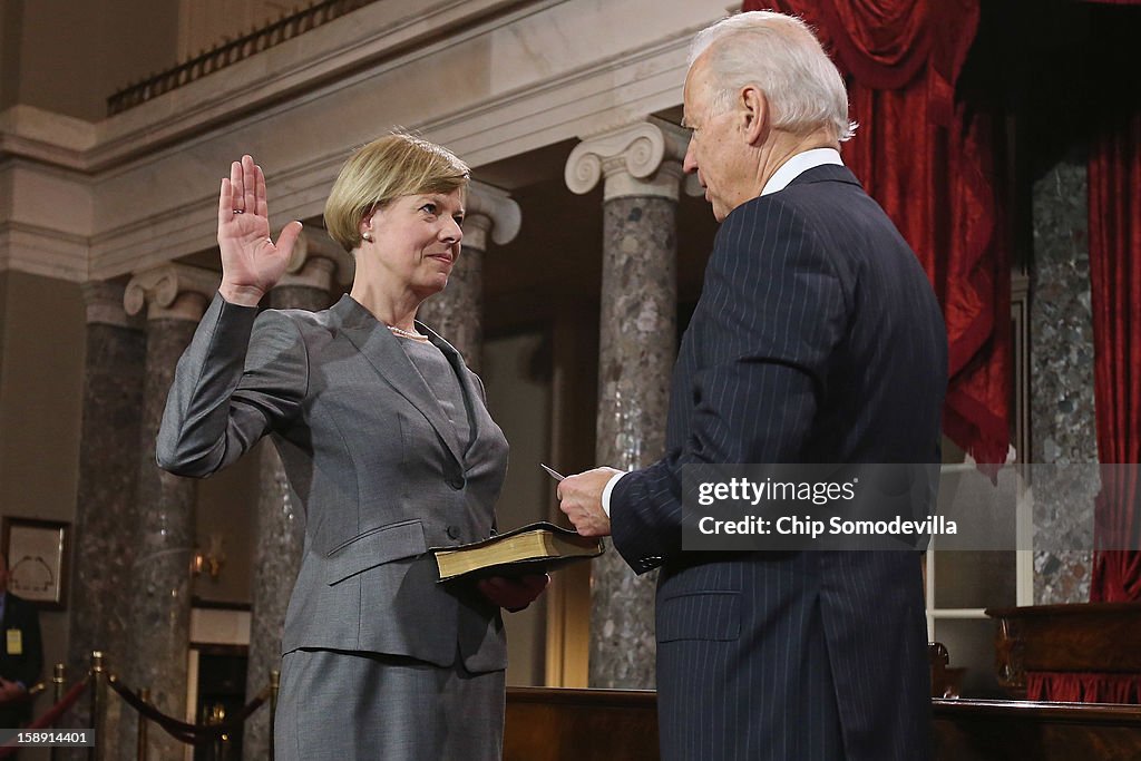 Vice President Biden Holds Senate Ceremonial Swearing In