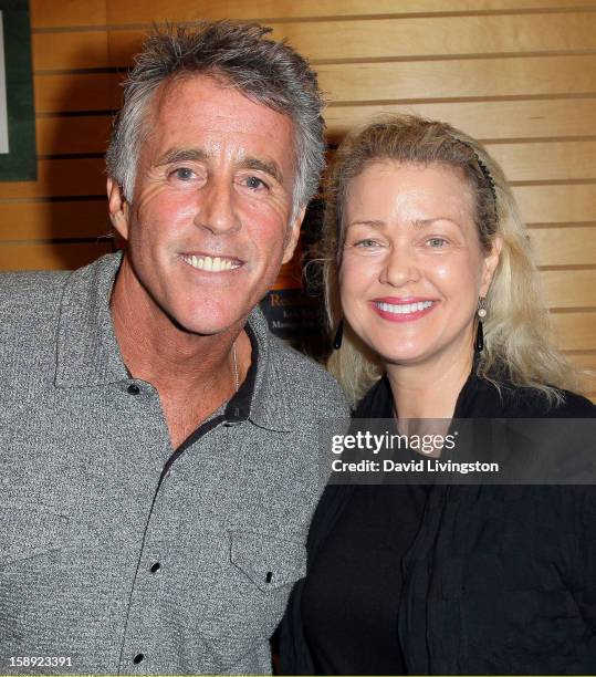 Author Christopher Kennedy Lawford and actress Melody Anderson attend a signing for Lawford's book "Recover to Live: Kick Any Habit, Manage Any...