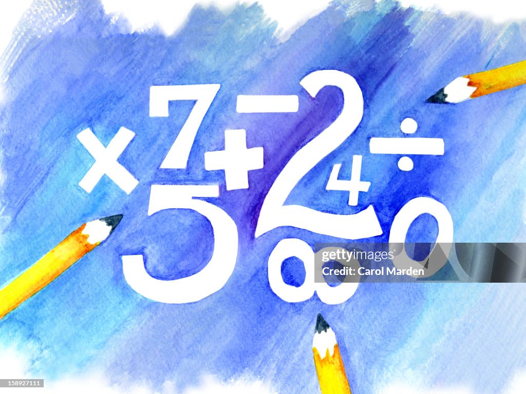 A mathematical equation