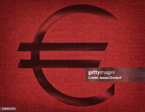 euro symbol - james orndorf stock illustrations