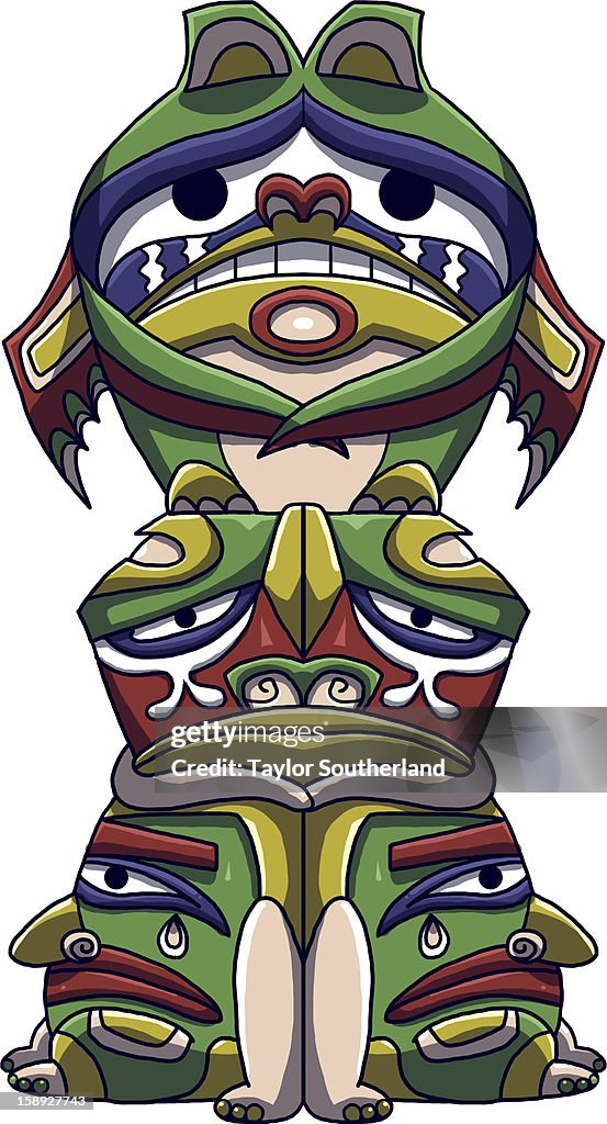 A totem pole