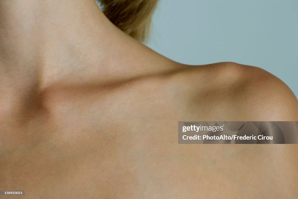 Woman's bare shoulder