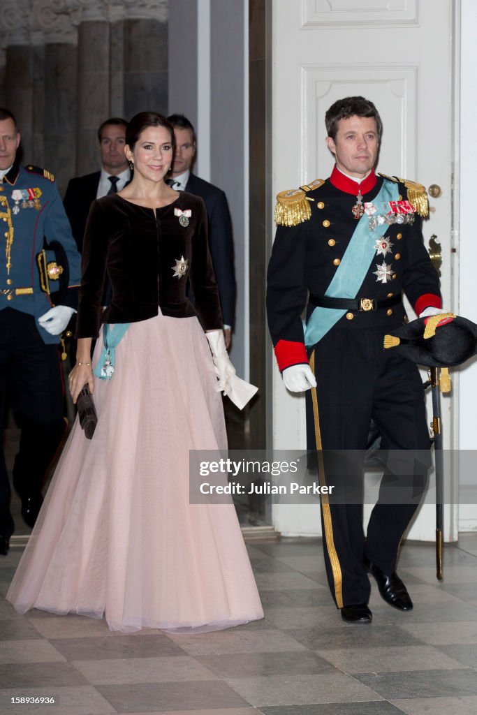 Queen Margrethe Holds New Year's Levee