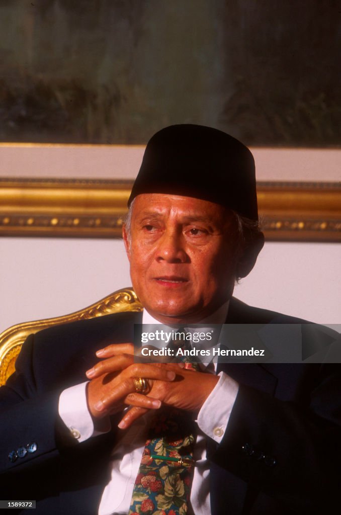 PRESIDENT B.J. HABIBIE OF INDONESIA