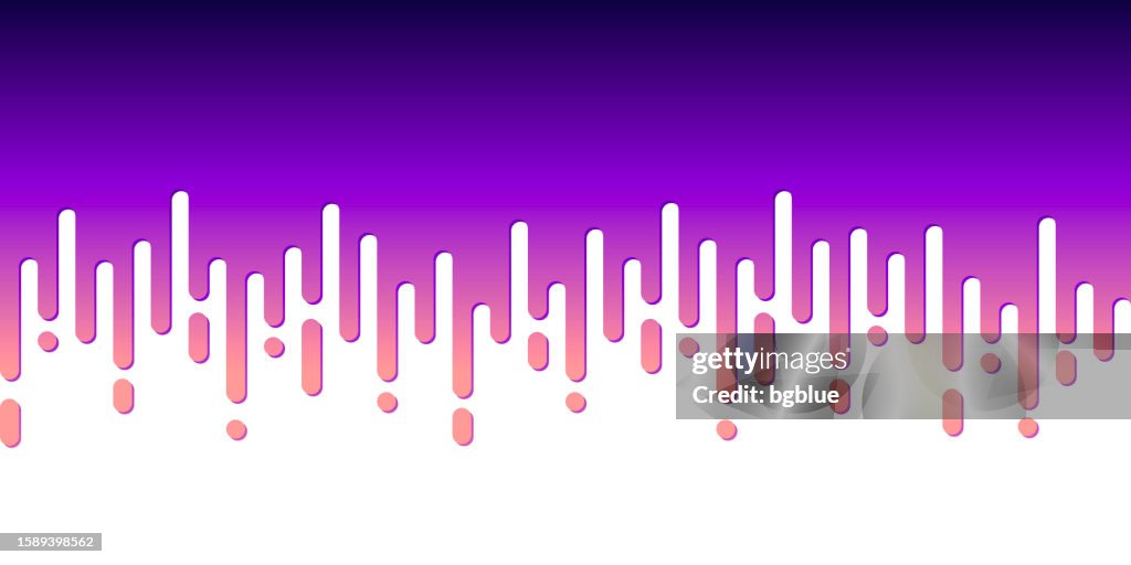 Purple Line Rounded Horizontal Abstract Rounded Lines Halftone Transition Purple Seamless Background ...