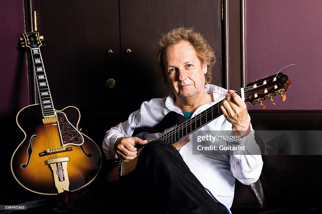 Jesse Ritenour American jazz guitarist Lee Ritenour photographed during a portrait ...