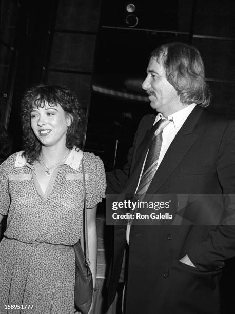 Actress Mackenzie Phillips and musician John Phillips attend Electra Asylum Party for Richard Perry on November 2, 1981 at the Rainbow Room in New...