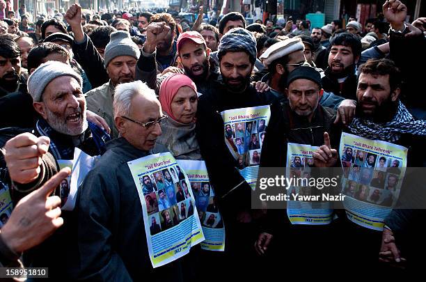 Protesters from the Jammu and Kashmir Libration Front , a separatist party fighting politically from Indian and Pakistan for complete Independence of...